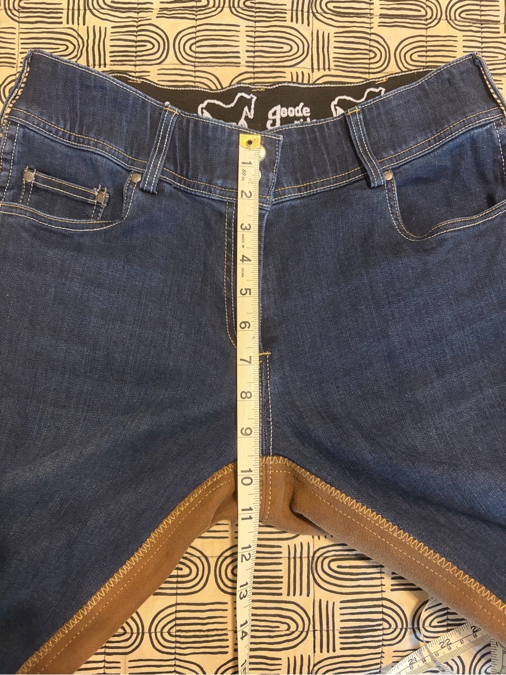 Goode Rider Equestrian Jean, Full Seat, 32R - Picture 13 of 17